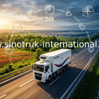 8×4 35 Aandrijvingstype Ton Gekoelde Leveringsvrachtwagen voor het Houden van Verse Goederen