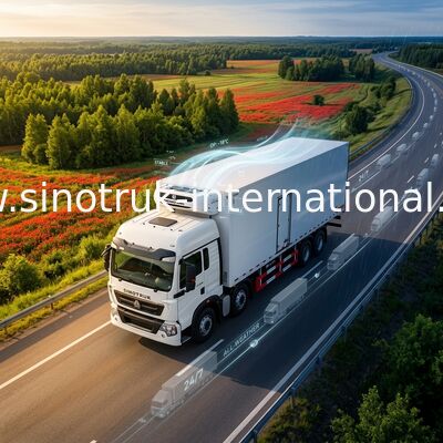 8×4 gekoelde Vrachtwagens en Bestelwagens SINOTRUK HOWO 40 Ton voor het Dragen van Bevroren Voedsel