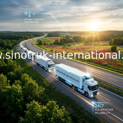 32CBM 12 - 16 Ton Gekoeld van de Vrachtwagenlading Lichaams 6.3m Lengte Geïsoleerde CKD-Comités