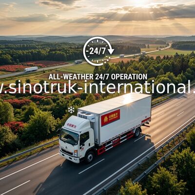 Gekoelde Leveringsvrachtwagen 4 X 2 8 Ton 140 HP-Motor Dragende Groenten/Vruchten