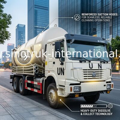 16CBM het verzamelen van de Sceptische put Schoonmakende Vrachtwagen LHD 6X4 van de Zuiveringsslibvacuümpomp