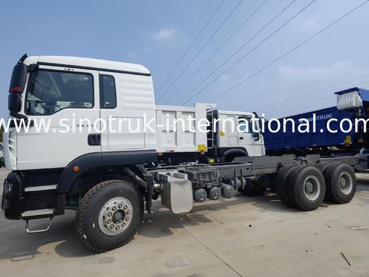 SINOTRUK TX dumptruck chassis met 371 pk motor, 30-40 ton laadvermogen en LHD / RHD optionele