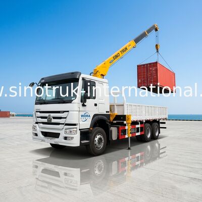 HOWO-Vrachtwagen zette Mobiele Kraan op 5 Ton 4X2 van LHD ZZ1127G4215C1