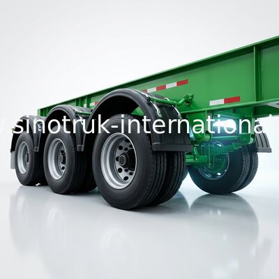 Zijheftoestel 3 Assenvrachtwagen Opgezette Kraan 20ft 40ft FUWA Merk Trias