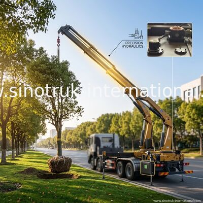 SINOTRUK container Zijlader die met de Chassis van de de Ladingsvrachtwagen van HOWO 8X4 werkt