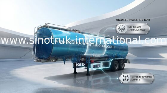 Vrachtwagen van de de Tanker de Op zwaar werk berekende Semi Aanhangwagen van de aluminiumlegering voor Opslag