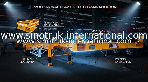 Het Polyurethaanverf van de mechanisch Materiaal Hydraulische Flatbed Aanhangwagen