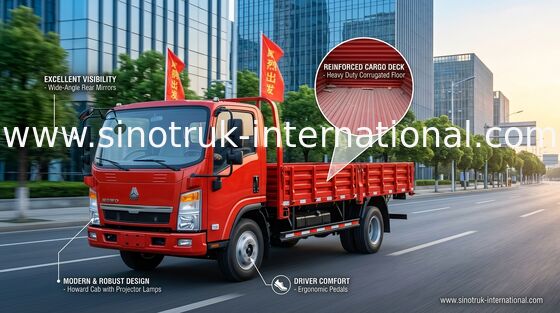 Multi - de Functionele 85HP Commerciële Vrachtwagens van de Dieselmotor Euro 2 Lichte Plicht