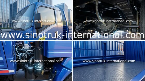 de professionele Internationale Energie van het de Plichtsvoertuig van de 5 Tonvrachtwagen Lichte - besparing