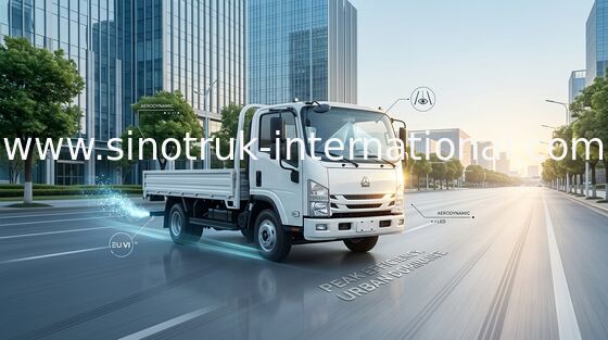 Professionele Lichte de Plichtsvrachtwagens van SINOTRUK HOWO Met geringe geluidssterkte voor Bouwvak