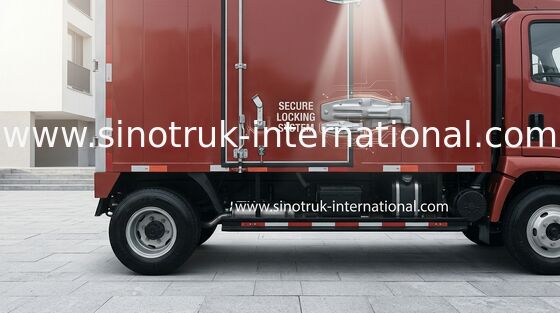 16 ton die Vrachtwagens van de Capaciteits Lichte Plicht, 3800 Wheel Base Van Truck laden