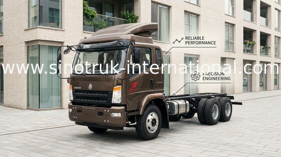 SINOTRUK HOWO 8 van Lichte Plichtston Vrachtwagens RHD 4X2 116HP ZZ1087D3614C180