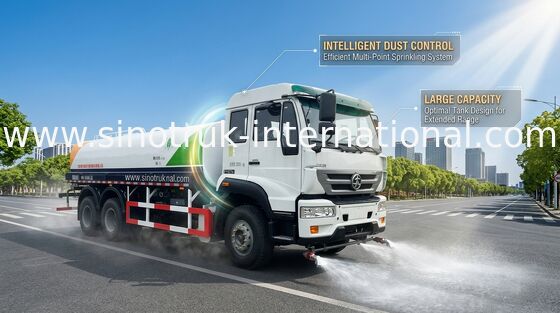 De Vrachtwagen van de het Watersproeier van SINOTRUK 20CBM met Interne Anticorrosieve Behandeling
