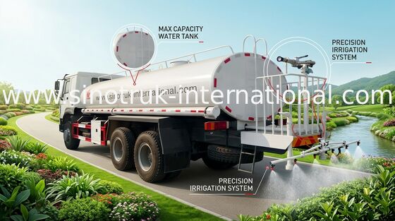 De Tankwagen van het hoge Prestaties18cbm Water voor Noodsituatiebrandbestrijding
