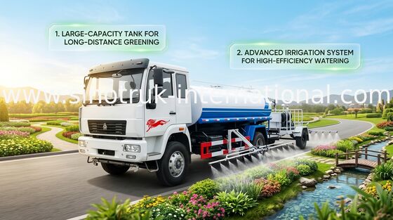 ZZ3161M4311 watertankwagen, Euro 2 het Watervrachtwagen van Emissie Standaard 5000 Gallon