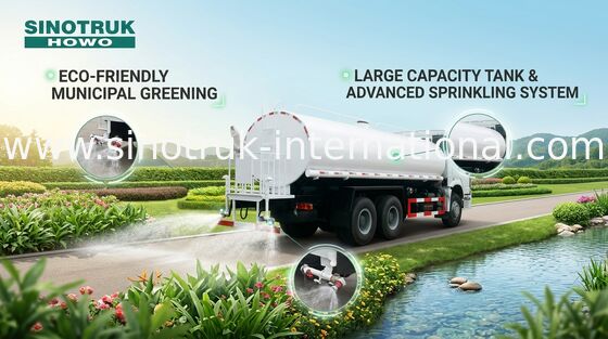 Van de het Drinkbare Watertanker van SINOTRUK HOWO de Vrachtwagens LHD 6X4 18CBM voor Pesticide het Bespuiten
