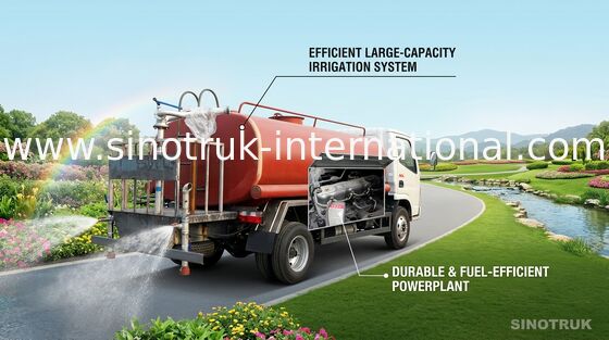 Het Watertankwagen van ZZ1127G4215C1 SINOTRUK HOWO voor Weg het Spoelen