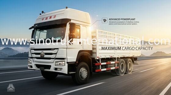 De lichte Voertuigen van de Goederenhowo Economische Lading 25 Ton van 10Wheels LHD 290 HP Twee Ligplaats