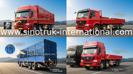 12 de Vrachtwagen van het de Staaklichaam van de wielenlhd Euro2 336HP Lading/de Vrachtwagen van de Veecontainer