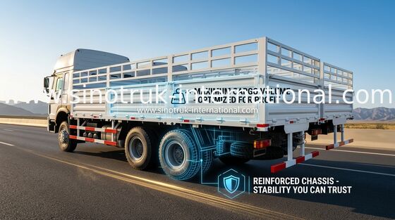 Commerciële Ladingsbestelwagens 25 - 30 Ton Euro 2 266 van LHD/RHD-- 371HP-Vrachtwagenvoertuig
