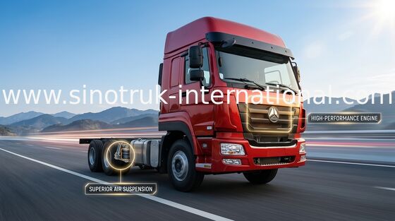 Op zwaar werk berekende Ladingsvrachtwagen SINOTRUK 30-60 Ton 12 Wielen LHD Euro2 336 HP