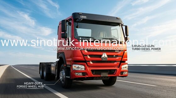 De Tractorvrachtwagen Gloednieuwe 430Hp Lhd 10Wheels 6 × 4 van Sinotrukhowo