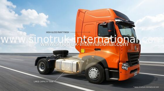 De Tractorvrachtwagen van SINOTRUK HOWO A7 voor het Slepen van Al Soorten Semi Aanhangwagen