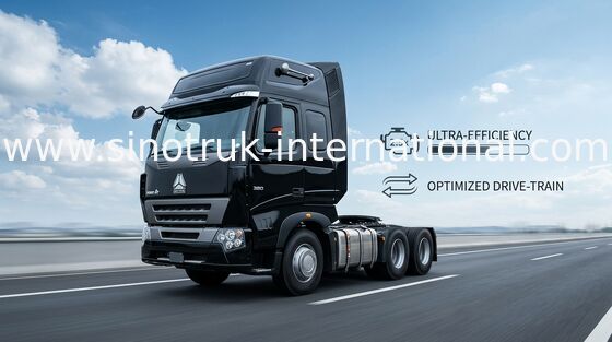 De Tractor van de de Stortplaatsvrachtwagen van RHD 6X4 SINOTRUK HOWO 6x4 met Euro 2 Emissienorm
