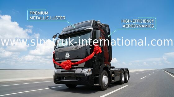 Vlakke de Tractorvrachtwagen van de Dakcabine voor Aanhangwagen, 6x4 de Aanhangwagenhoofd van de Tractoreenheid
