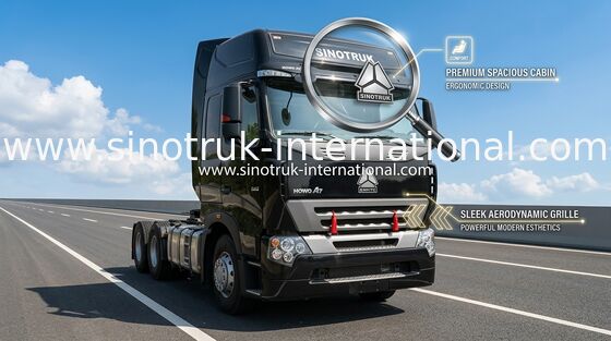 Hoge Prestaties D12.38/de Kipperstractor Vrachtwagen Goedgekeurde ISO van 380HP HOWO