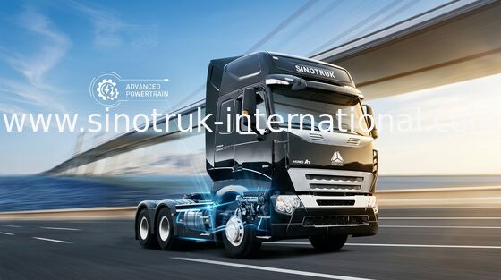 A7 de Tractorvrachtwagen van RHD 6X4 Euro2 336HP, Internationale Tractor Hoofdzz4257n3247n1b