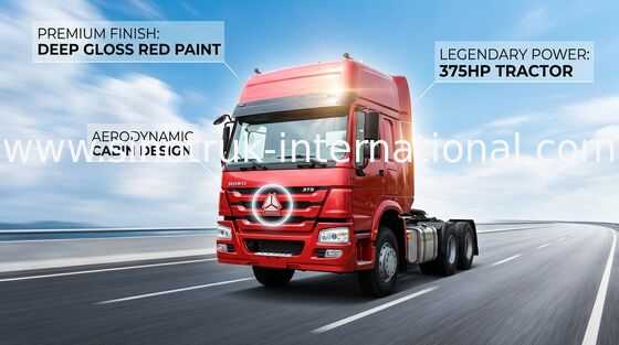 Tractorvrachtwagen SINOTRUK HOWO LHD 6X4 Euro2 336HP twee ligplaats ZZ4257N3241V