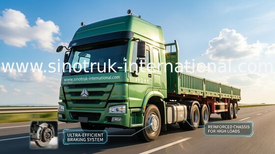 Tractorvrachtwagen SINOTRUK HOWO RHD 6X4 Euro2 420HP ZZ4257V3241W