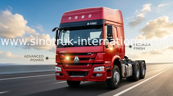 Tractorvrachtwagen SINOTRUK HOWO RHD 6X4 Euro2 380HP ZZ4257S3241W