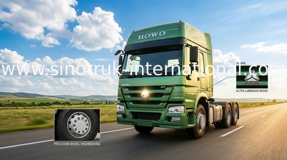De Tractorvrachtwagen LHD 6X4 Euro2 420HP ZZ4257V3241W van SINOTRUK HOWO