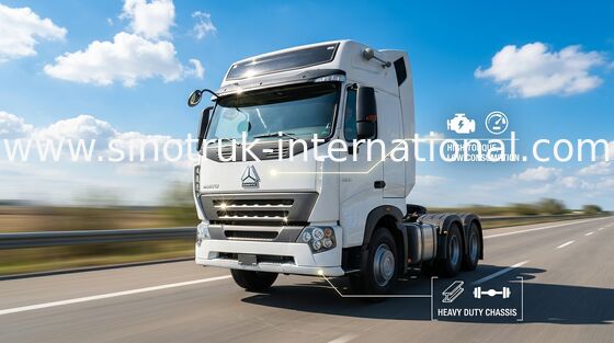 Hoofdvrachtwagenaanhangwagen LHD 6X4 Euro2 336HP met twee ligplaats ZZ4257N3247N1B