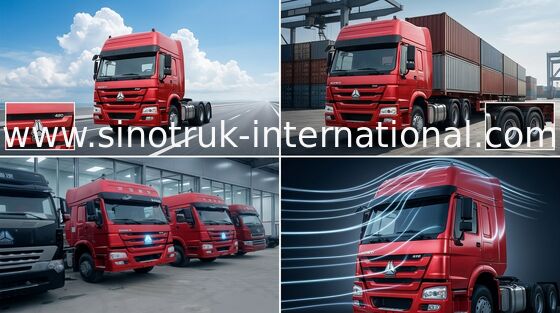 Tractorvrachtwagen SINOTRUK HOWO LHD 6X4 Euro2 420HP ZZ4257V3241W