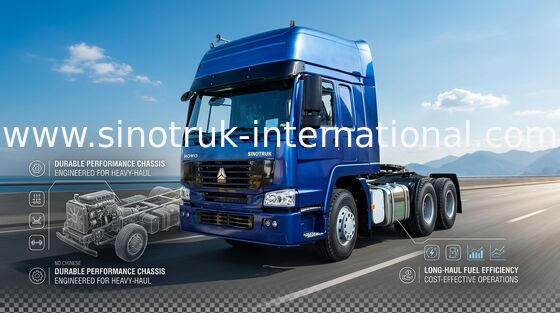 De Tractorvrachtwagen LHD 6X4 Euro2 371HP ZZ4257S3241W van SINOTRUK HOWO