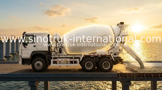 SINOTRUK HOWO 6×4 10 Wielen Betonmixer Truck 400 HP High Efficiency LHD