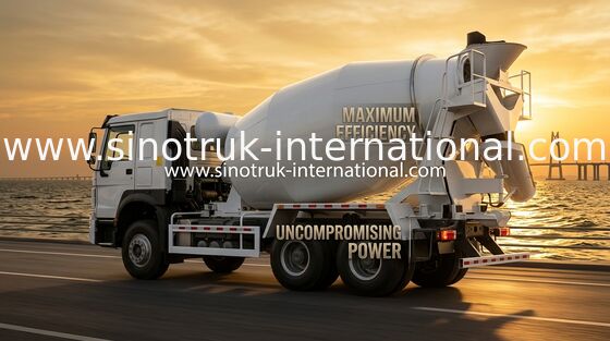 12 kubieke meter Volumetrische betonmixer Truck 380 pk 3 as