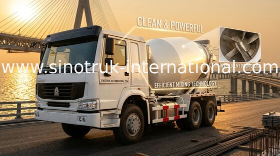 10CBM de aanhangwagen zette Concrete Mixer, RHD 10 de Pompvrachtwagen van de Wielen op Concrete Mixer