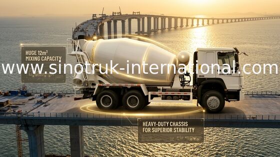 Van de Concrete Mixervrachtwagen 6 X 4 van 10-20CBM SINOTRUK HOWO Bouw van 340Hp de Euro 2