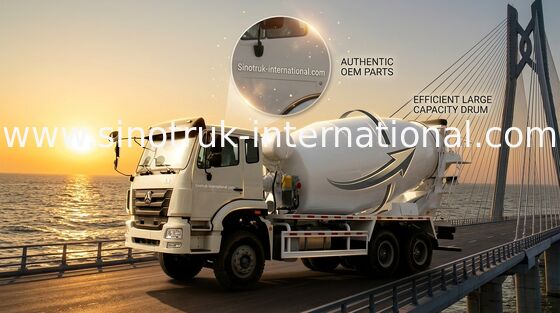 Commerciële Concrete Mixervrachtwagen, Concrete Mixeraanhangwagen Euro2 336HP 6X4 LHD