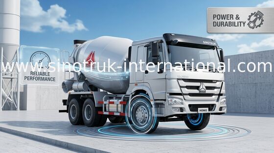 Grote Concrete Mixervrachtwagen met de Slijtvaste Tank Met hoge weerstand van de Staalplaat