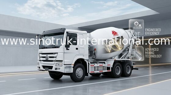 9CBM van de de Concrete Mixerpomp van 290HP 6X4 LHD de Vrachtwagen ZZ5257GJBM3647W