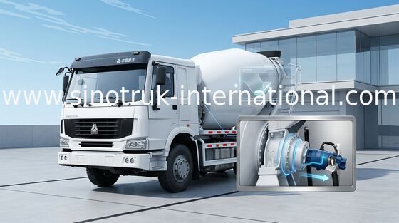 De Concrete Mixervrachtwagen 12CBM 371HP 6X4 RHD ZZ5257GJBN4048W van SINOTRUK HOWO