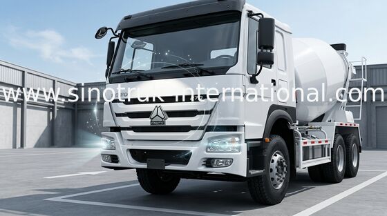 De Vrachtwagen van de hoog rendement6cbm 290HP 6X4 LHD Concrete Mixer, de Vrachtwagen van het Cementmengsel