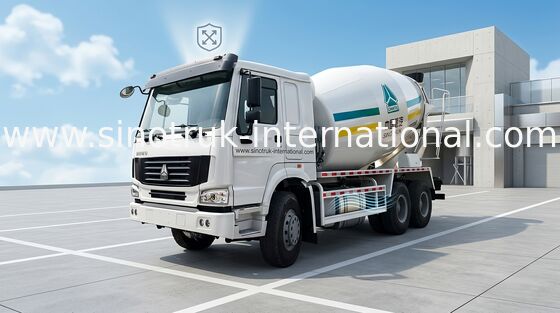 Mobiele Concrete Mixervrachtwagen, 9CBM Klaar de Mengelings Concrete Aanhangwagen van 290HP 6X4 LHD