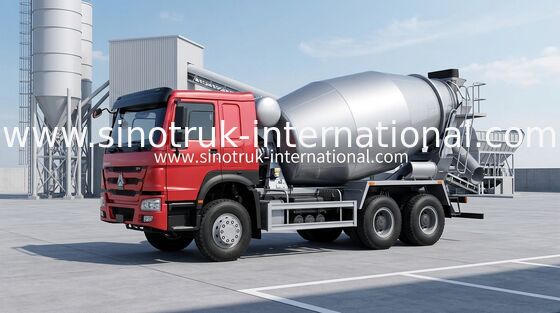 De Concrete Mixervrachtwagen 10 CBM van SINOTRUK HOWO voor Concreet Vervoer
