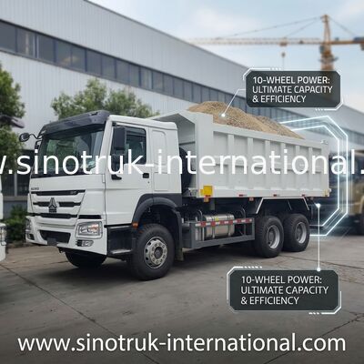 HOWO 371HP 6×4 Linksbestuur Mid-Rise Dump Truck